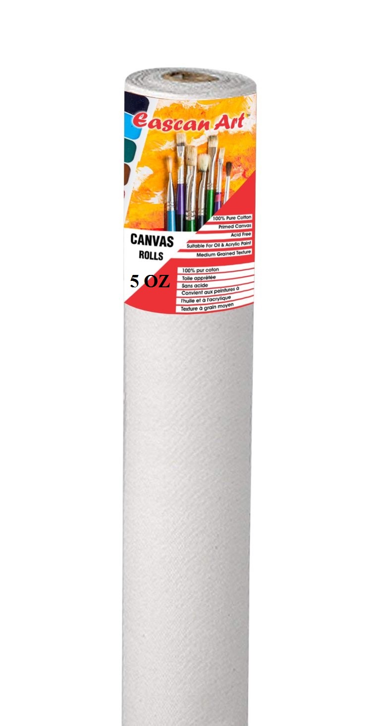 White Canvas Roll 5 Oz